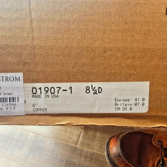 Red Wing ShoesClassic Moc 1907 Copper Men's Boots - Red Wing Shoes - Picture 5 of 5